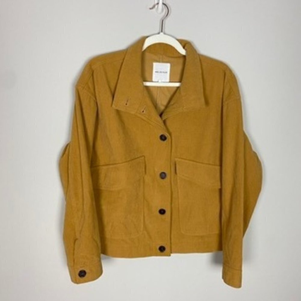 Avec Les Filles Corduroy Jacket Lightweight Womens Large Cargo Utility